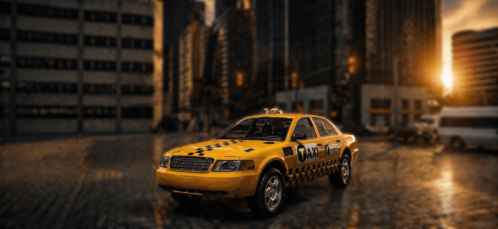 Realistic Urban Taxi Simulator